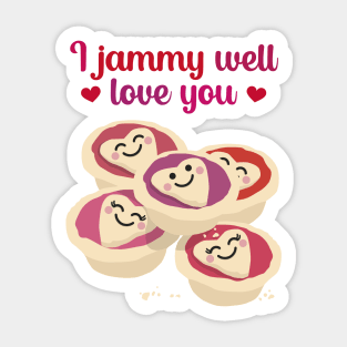 I Jammy Well Love You - Jam Tarts Sticker
